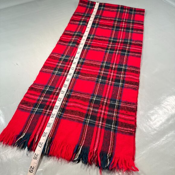 Baltman Co Scarf Wool Fifth Avenue New York Tartan Plaid Shawl Wrap Vintage - Picture 7 of 11